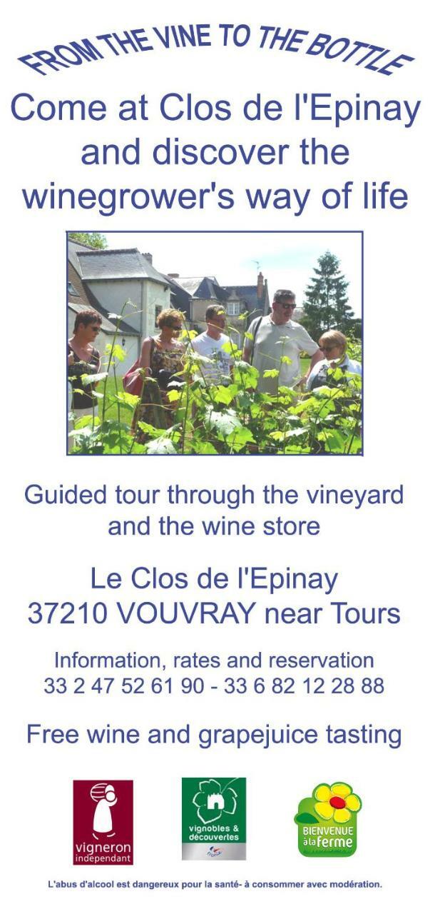 Au Clos De L'Epinayヴーヴレ エクステリア 写真
